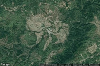 Vue aérienne de Linzhai