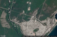 Vue aérienne de Severobaykalsk