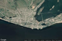 Vue aérienne de Olekminsk