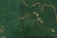 Vue aérienne de Salukwango