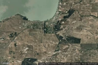 Vue aérienne de Meningie