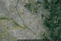 Vue aérienne de Morioka-shi