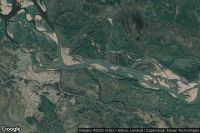 Vue aérienne de Oymyakon