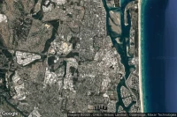 Vue aérienne de Southport