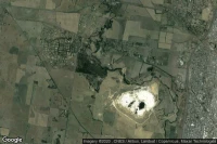 Vue aérienne de Batesford