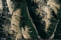 Vue aérienne de Arthur’s Pass