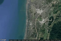 Vue aérienne de Raumati Beach