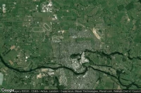 Vue aérienne de Leamington