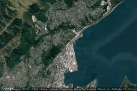 Vue aérienne de Kaiwharawhara