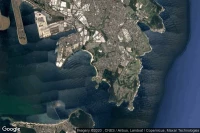 Vue aérienne de Phillip Bay