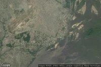 Vue aérienne de Brazzaville