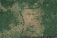 Vue aérienne de Techiman