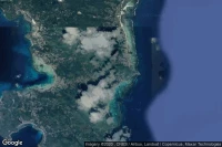 Vue aérienne de Anse Royale
