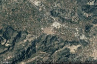 Vue aérienne de Pedreguer