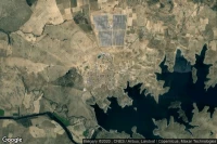 Vue aérienne de Orellana la Vieja