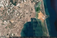 Vue aérienne de Lo Pagán