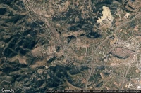 Vue aérienne de Gilet