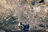Vue aérienne de Ciudad Jardín