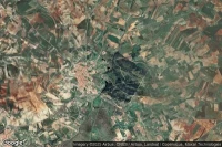 Vue aérienne de Berlanga