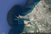 Vue aérienne de Trapani