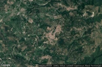Vue aérienne de Laureana di Borrello