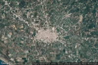 Vue aérienne de Pyrgos
