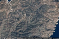 Vue aérienne de Kea