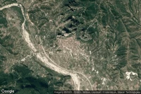Vue aérienne de Kalampaka