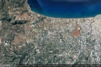 Vue aérienne de Gazi