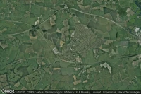Vue aérienne de Royal Wootton Bassett