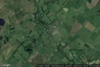 Vue aérienne de West Linton