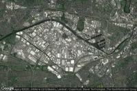 Vue aérienne de Trafford Park