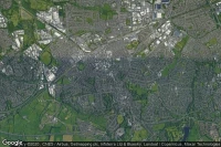 Vue aérienne de Swindon