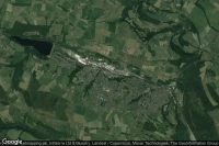 Vue aérienne de Stocksbridge