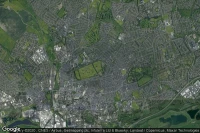 Vue aérienne de Northampton