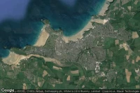Vue aérienne de Newquay