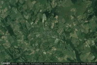 Vue aérienne de Moretonhampstead