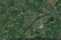Vue aérienne de Midsomer Norton
