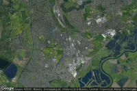 Vue aérienne de Long Eaton