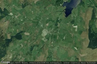 Vue aérienne de Llanuwchllyn