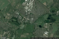 Vue aérienne de Huntingdon