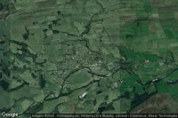 Vue aérienne de Haltwhistle