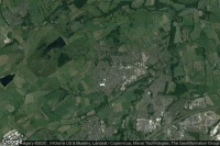Vue aérienne de Great Harwood