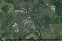 Vue aérienne de Grantham