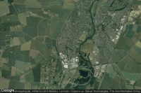 Vue aérienne de Eaton Socon