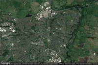 Vue aérienne de East Kilbride