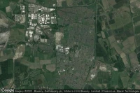 Vue aérienne de Cramlington