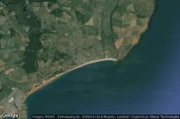 Vue aérienne de Budleigh Salterton