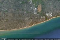 Vue aérienne de Broadwater