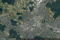 Vue aérienne de Zuerich / Seebach